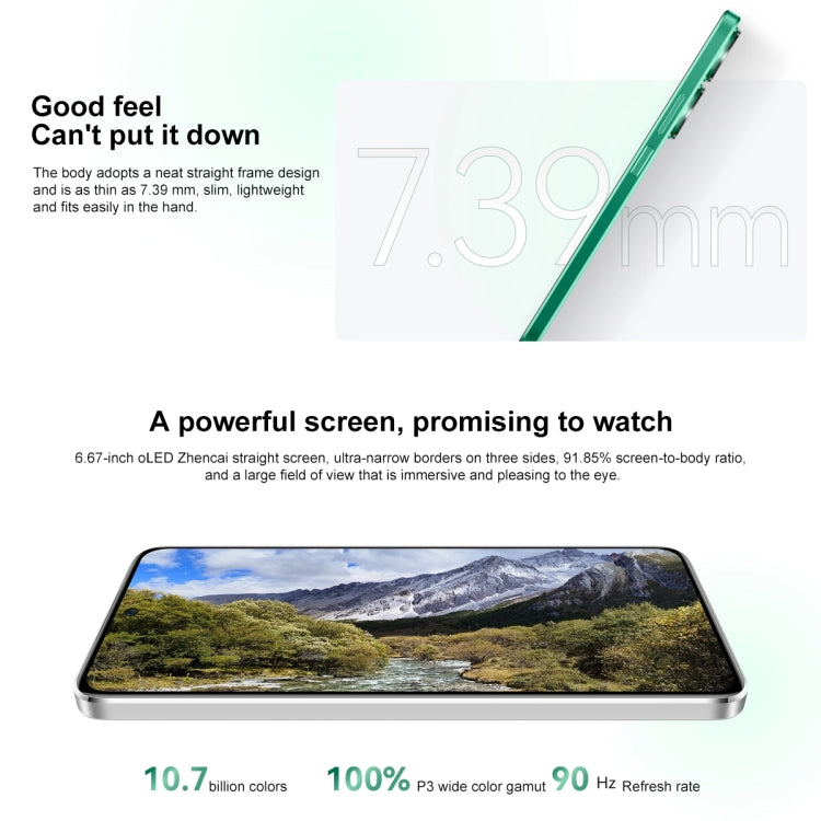 HUAWEI nova 11 SE, 256GB, Screen Fingerprint Identification, 6.67 inch HarmonyOS 4.0 Qualcomm Snapdragon 680 Octa Core, Network: 4G, NFC, OTG, Not Support Google Play(Black) by Huawei