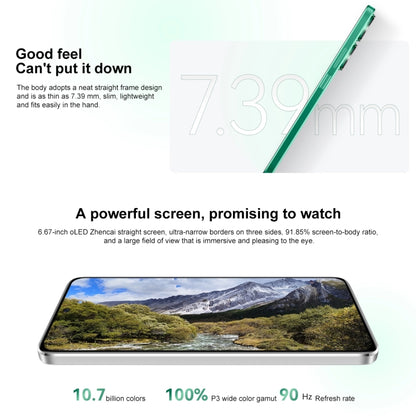 HUAWEI nova 11 SE, 512GB, Screen Fingerprint Identification, 6.67 inch HarmonyOS 4.0 Qualcomm Snapdragon 680 Octa Core, Network: 4G, NFC, OTG, Not Support Google Play(Black) by Huawei