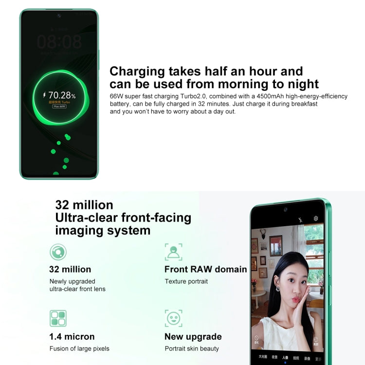 HUAWEI nova 11 SE, 256GB, Screen Fingerprint Identification, 6.67 inch HarmonyOS 4.0 Qualcomm Snapdragon 680 Octa Core, Network: 4G, NFC, OTG, Not Support Google Play(Black) by Huawei