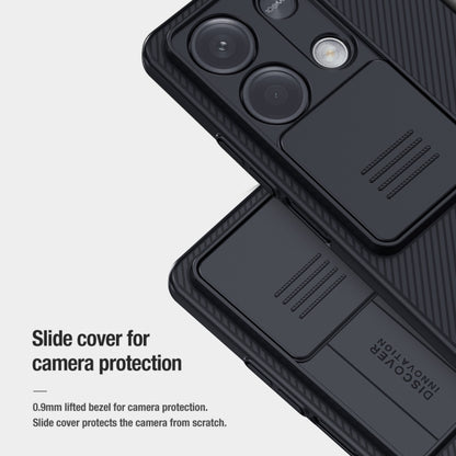 For Xiaomi Redmi Note 13 5G NILLKIN Black Mirror Series Camshield PC Phone Case(Black) - Xiaomi Cases by NILLKIN | Online Shopping UK | buy2fix