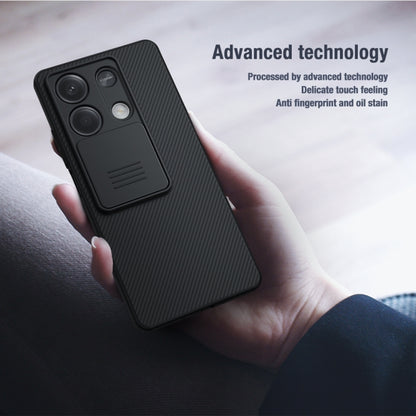 For Xiaomi Redmi Note 13 5G NILLKIN Black Mirror Series Camshield PC Phone Case(Black) - Xiaomi Cases by NILLKIN | Online Shopping UK | buy2fix