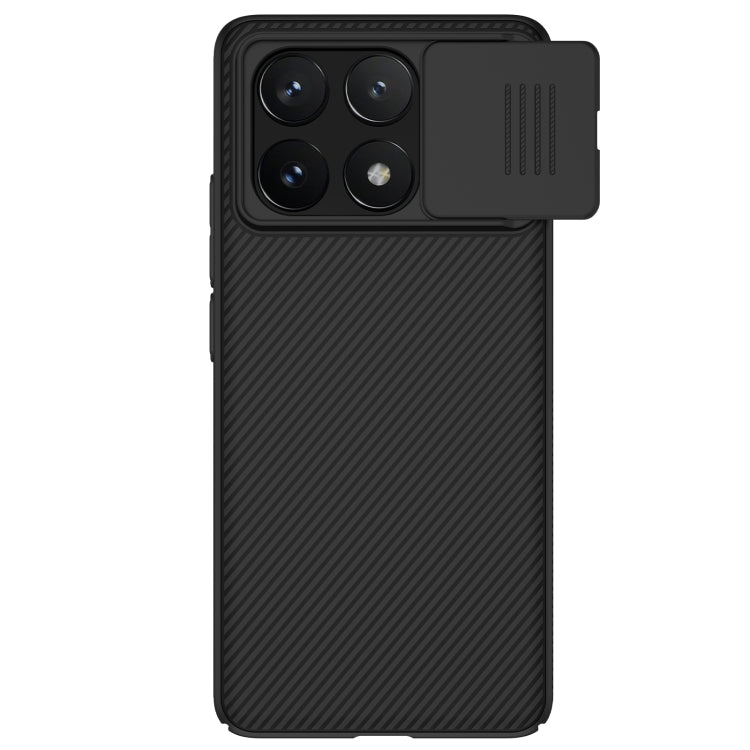 For Xiaomi Redmi K70E / Poco X6 Pro 5G NILLKIN Black Mirror Series Camshield PC Phone Case(Black) - Xiaomi Cases by NILLKIN | Online Shopping UK | buy2fix