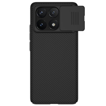 For Xiaomi Redmi K70E / Poco X6 Pro 5G NILLKIN Black Mirror Series Camshield PC Phone Case(Black) - Xiaomi Cases by NILLKIN | Online Shopping UK | buy2fix