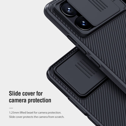For Xiaomi Redmi K70E / Poco X6 Pro 5G NILLKIN Black Mirror Series Camshield PC Phone Case(Black) - Xiaomi Cases by NILLKIN | Online Shopping UK | buy2fix