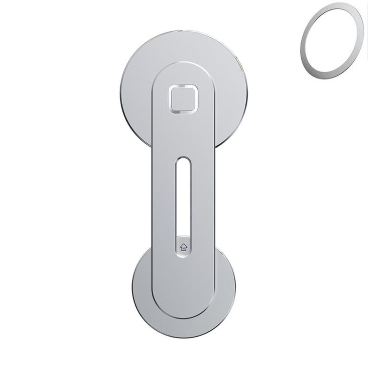 ZF011 For Tesla MagSafe Magnetic Hidden Phone Holder, Ordinary Version(Silver) by buy2fix