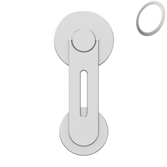 ZF013 For Tesla MagSafe Magnetic Hidden Phone Holder, Flip Version(Silver) by buy2fix