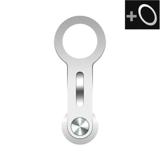 ZF012 For Tesla Magnetic Hidden Phone Holder, with 2pcs Magnets Sheet(Silver) by buy2fix