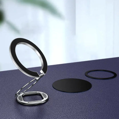 ZF039 Folding MagSafe Magnetic Ring Buckle Holder(Silver) - Ring Holder by buy2fix | Online Shopping UK | buy2fix