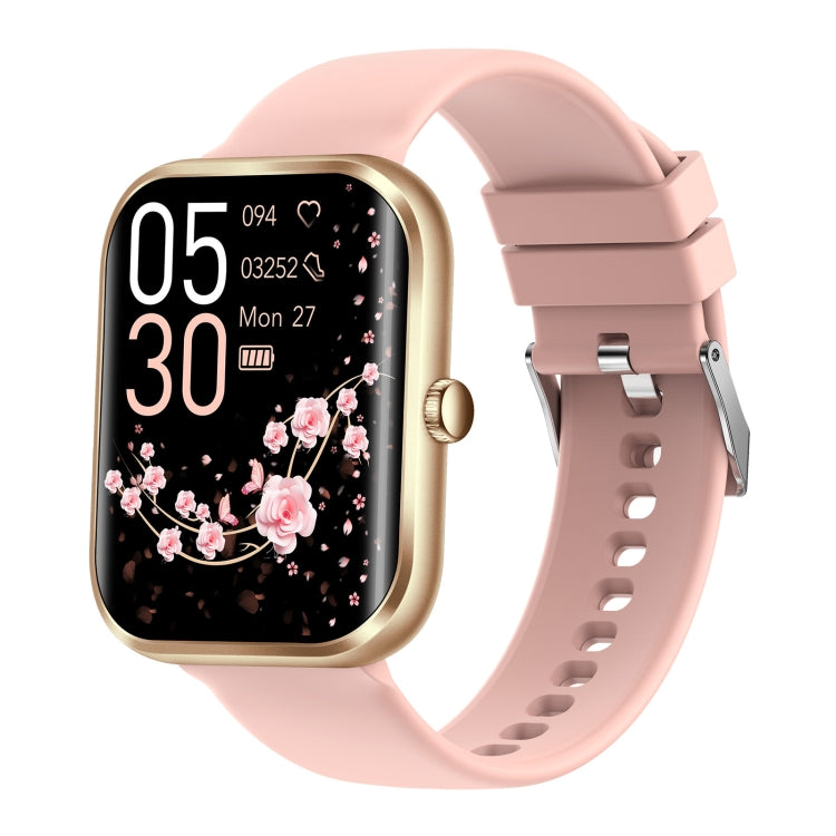 AK58 1.96 inch Screen Bluetooth Smart Watch, Silicone Band, Support Health Monitoring & 100+ Sports Modes(Gold) by buy2fix