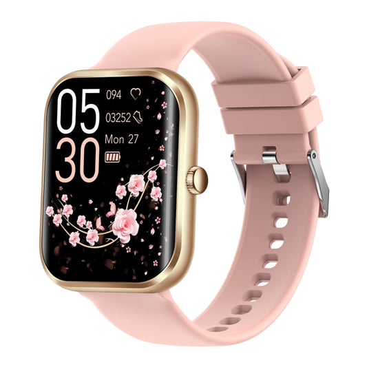 AK58 1.96 inch Screen Bluetooth Smart Watch, Silicone Band, Support Health Monitoring & 100+ Sports Modes(Gold) by buy2fix