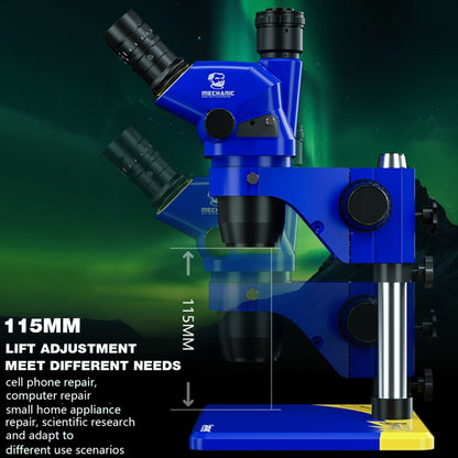 Mechanic Super X 360 Rotation HD Video Trinocular Stereo Microscope - Microscope Magnifier Series by MECHANIC | Online Shopping UK | buy2fix