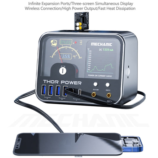 Mechanic Thor Power Intelligent DC Regulated Diagnostic Supply Power with Expansion Interface, Plug:EU - Power Supply by MECHANIC | Online Shopping UK | buy2fix