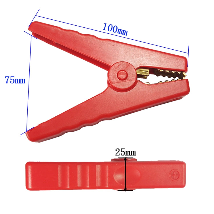 2pcs Car Emergency Start Power Supply Battery Ignition Clip with Pure Copper Crocodile Clip - Booster Cable & Clip by buy2fix | Online Shopping UK | buy2fix