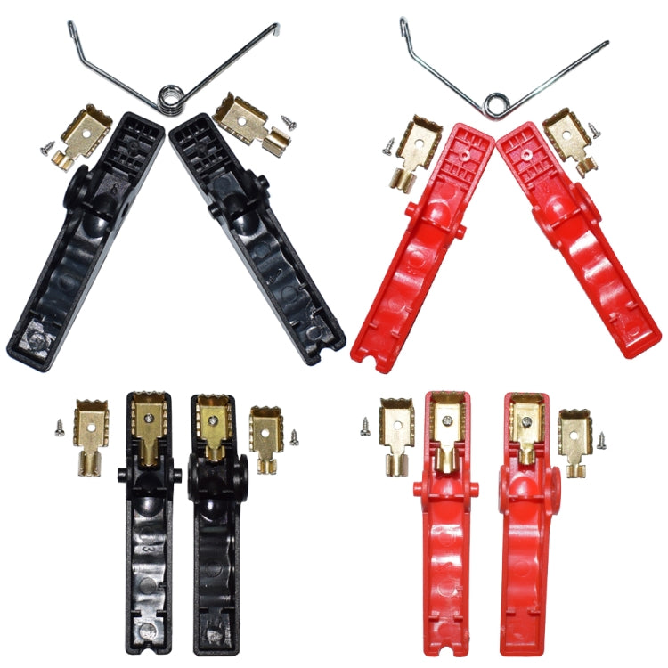 2pcs Car Emergency Start Power Supply Battery Ignition Clip with Pure Copper Crocodile Clip - Booster Cable & Clip by buy2fix | Online Shopping UK | buy2fix