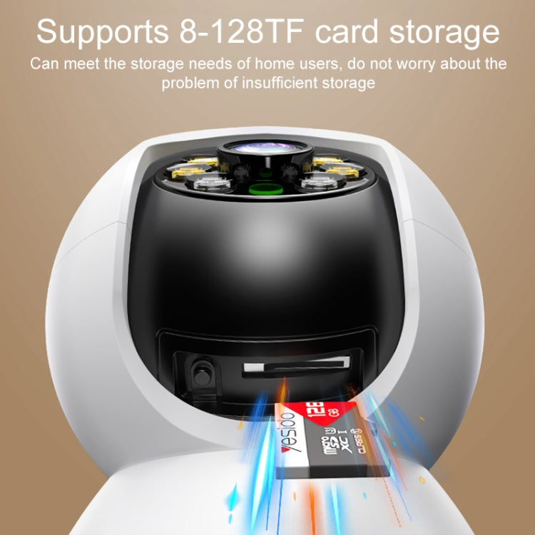 Yesido KM11 3.0MP Full Color Day and Night Smart 2.4G WIFI Camera, Specification:UK Plug - Wireless Camera by Yesido | Online Shopping UK | buy2fix