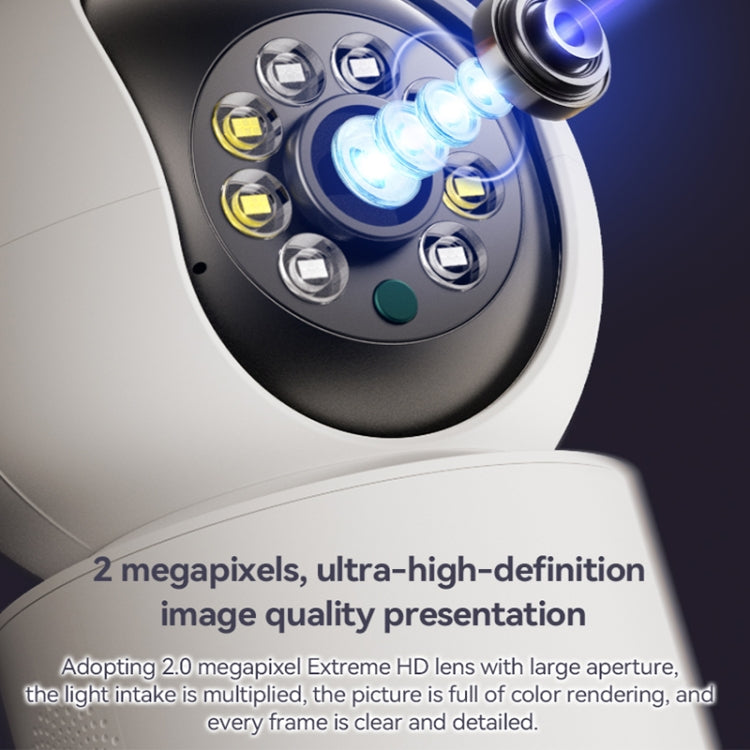 Yesido KM11 3.0MP Full Color Day and Night Smart 2.4G WIFI Camera, Specification:UK Plug - Wireless Camera by Yesido | Online Shopping UK | buy2fix
