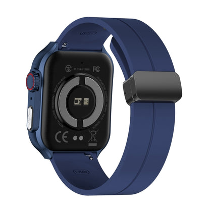 NX15 Smart Watch, 1.96 inch, BT Call / Heart Rate / Blood Pressure / Blood Oxygen(Blue) by buy2fix