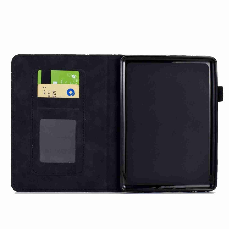 For Amazon Kindle Paperwhite 4/3/2/1 Rhombus TPU Smart Leather Tablet Case(Black) - Amazon by buy2fix | Online Shopping UK | buy2fix