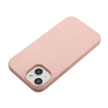 For iPhone 15 Wheat MagSafe Magnetic Straw Material + TPU Phone Case(Pink) - iPhone 15 Cases by buy2fix | Online Shopping UK | buy2fix