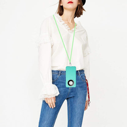 For Huawei Mate 60 Wheat MagSafe Magnetic Straw Material + TPU Phone Case with Lanyard(Green) - Huawei Cases by buy2fix | Online Shopping UK | buy2fix