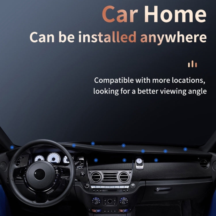 ZF016 Magnetic Alloy Foldable Car Dashboard Phone Holder(Silver) by buy2fix