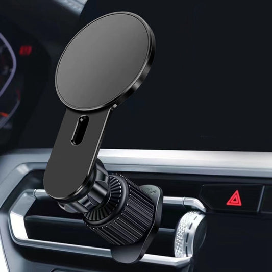 360 Degree Rotating Car Air Outlet Magnetic Phone Holder(Black) - Universal Car Holders by buy2fix | Online Shopping UK | buy2fix