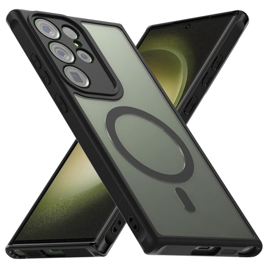 For Samsung Galaxy S23 Ultra 5G Fine Hole Skin Feel MagSafe Magnetic Phone Case - Galaxy S23 Ultra 5G Cases by buy2fix | Online Shopping UK | buy2fix