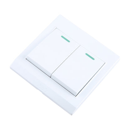 185-265V Wall Switch 86mm, Specification:Two Buttons -  by buy2fix | Online Shopping UK | buy2fix