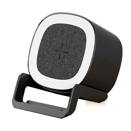L28 4 in 1 15W Wireless Charging Atmosphere Night Light Bluetooth Speaker(Black) - Mini Speaker by buy2fix | Online Shopping UK | buy2fix