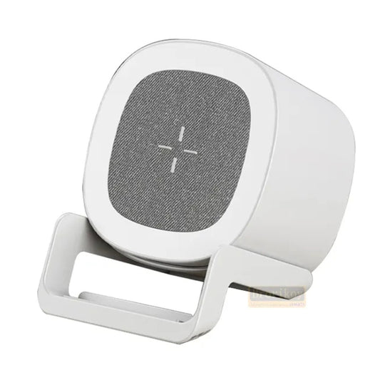 L28 4 in 1 15W Wireless Charging Atmosphere Night Light Bluetooth Speaker(White) - Mini Speaker by buy2fix | Online Shopping UK | buy2fix