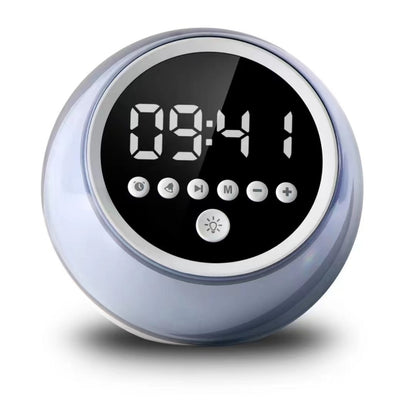 P12 Clock Alarm Digital Display LED Ambient Light Bluetooth Speaker - Mini Speaker by buy2fix | Online Shopping UK | buy2fix