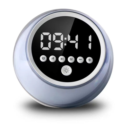 P12 Clock Alarm Digital Display LED Ambient Light Bluetooth Speaker - Mini Speaker by buy2fix | Online Shopping UK | buy2fix