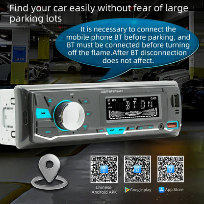 D3162 Car Colorful Lights MP3 Player Supports Voice Assistant / FM(Black) - Car MP3 & MP4 & MP5 by buy2fix | Online Shopping UK | buy2fix
