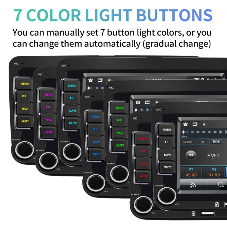 S9070 For Volkswagen 7 inch Portable Car MP5 Player Support CarPlay / Android Auto, Specification:1GB+32GB(Black) - Car MP3 & MP4 & MP5 by buy2fix | Online Shopping UK | buy2fix