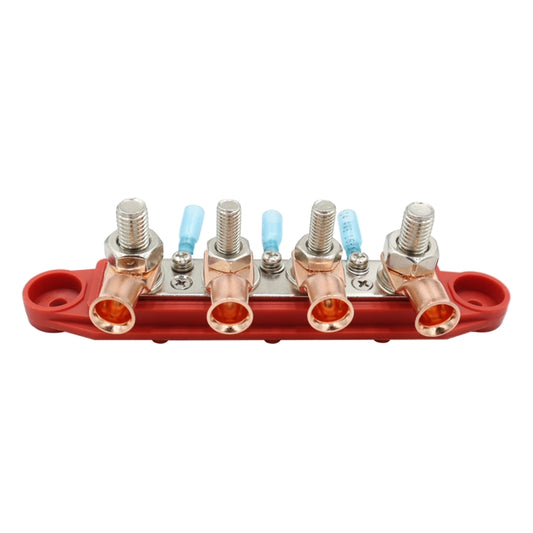 CP-4016 M10+M8 Power Distribution Block Terminal Studs with Terminals(Red) - Booster Cable & Clip by buy2fix | Online Shopping UK | buy2fix