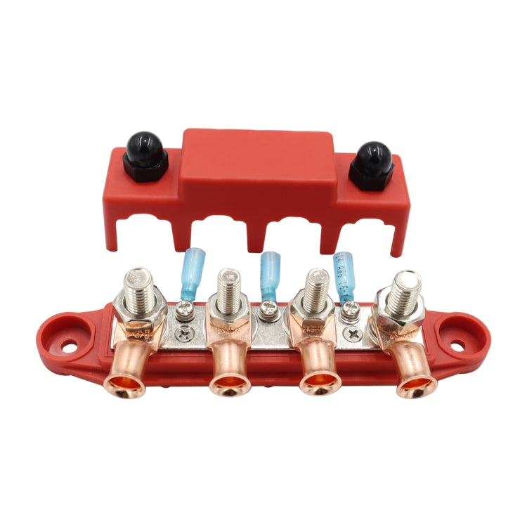 CP-4016 M10+M8 Power Distribution Block Terminal Studs with Terminals(Red) - Booster Cable & Clip by buy2fix | Online Shopping UK | buy2fix
