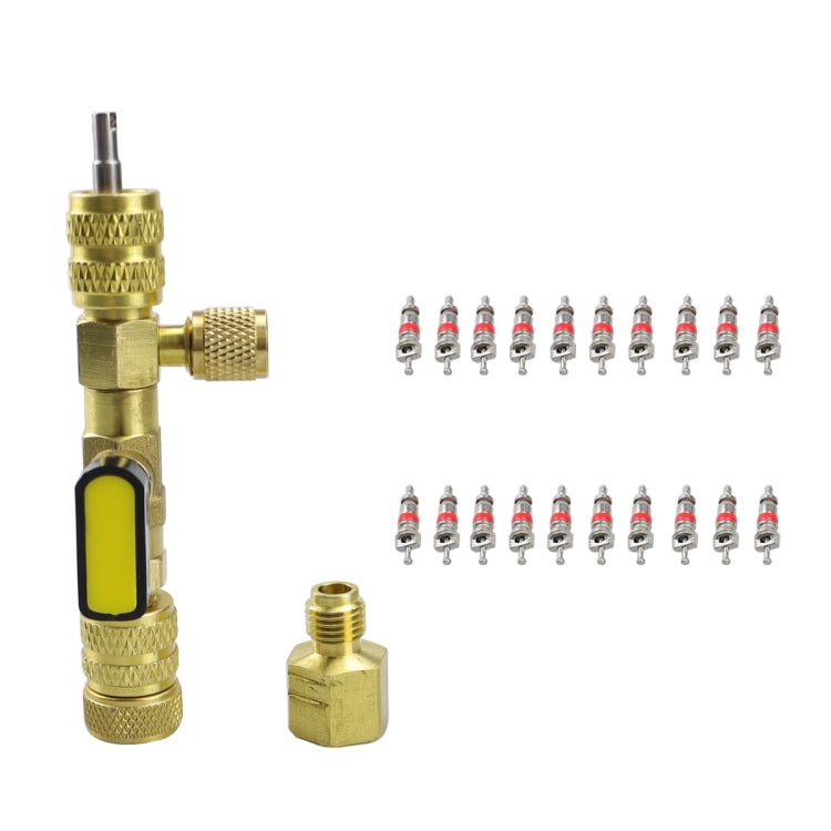 CP-4091 T6 Spool Remover Installation Tool with Dual Size SAE 1/4 and 5/16 Ports(Gold) - Booster Cable & Clip by buy2fix | Online Shopping UK | buy2fix