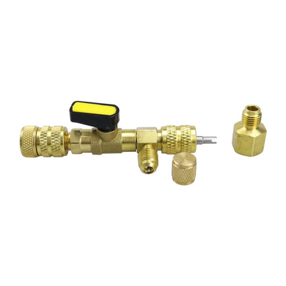 CP-4091 T6 Spool Remover Installation Tool with Dual Size SAE 1/4 and 5/16 Ports(Gold) - Booster Cable & Clip by buy2fix | Online Shopping UK | buy2fix