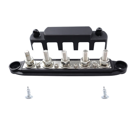 CP-4134-01 300A M10 Power Distribution Block Terminal Studs(Black) - Booster Cable & Clip by buy2fix | Online Shopping UK | buy2fix