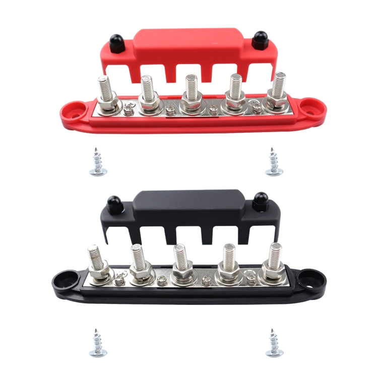 CP-4137 300A M10 Power Distribution Block Terminal Studs(Black + Red) - Booster Cable & Clip by buy2fix | Online Shopping UK | buy2fix