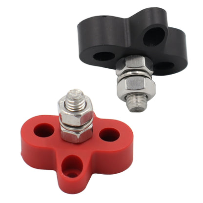 CP-4166 M8 Single Stud Battery Terminal(Black + Red) - Booster Cable & Clip by buy2fix | Online Shopping UK | buy2fix