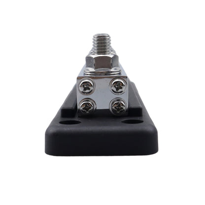 CP-4330-01 600A M10 Power Distribution Block Terminal Studs(Black) - Booster Cable & Clip by buy2fix | Online Shopping UK | buy2fix