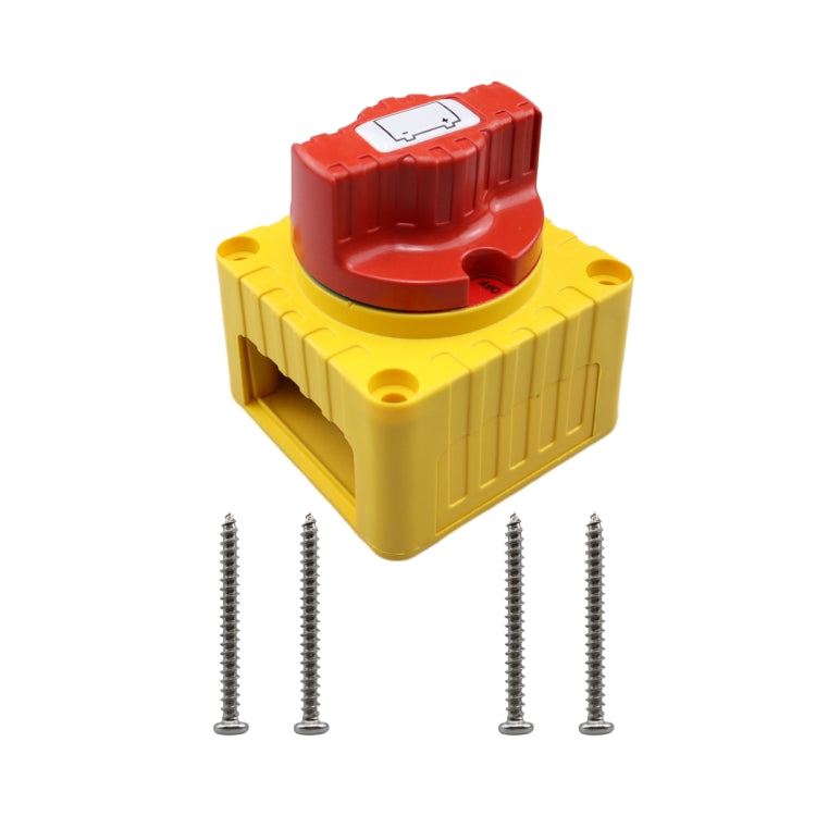 CP-4342 Yacht RV Single-circuit High-current Knob Power-off Switch(Yellow) - Car Switches by buy2fix | Online Shopping UK | buy2fix