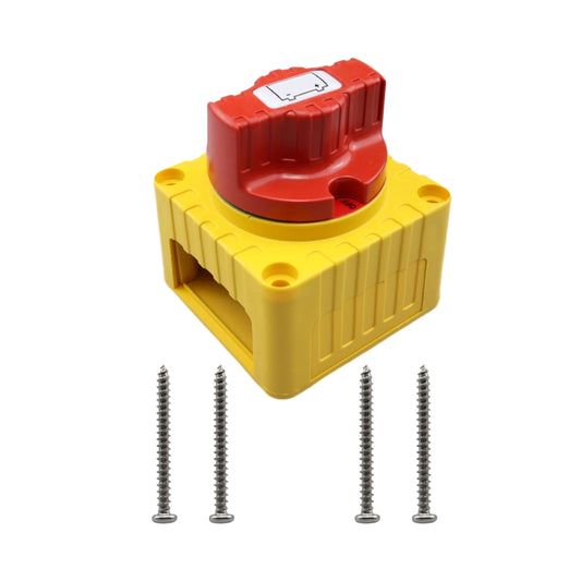 CP-4342 Yacht RV Single-circuit High-current Knob Power-off Switch(Yellow) - Car Switches by buy2fix | Online Shopping UK | buy2fix