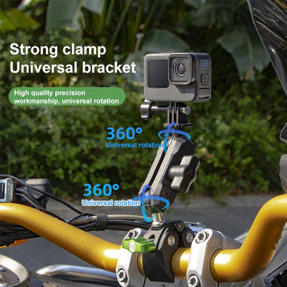 RUIGPRO Crab Clamp Action Camera Bracket 1/4 Ball Head with Phone Clamp by RUIGPRO