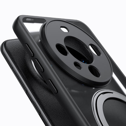 For Huawei Mate 60 Pro 360 Rotation MagSafe Magnetic Holder Phone Case(Black) - Huawei Cases by buy2fix | Online Shopping UK | buy2fix