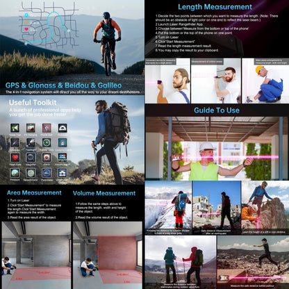 Unihertz Tank 3 / 8849, 16GB+512GB, Laser Rangefinder, 200MP Camera, Night Vision, 23800mAh Battery, 6.79 inch Android 13 Dimensity 8200 Octa Core, Network: 5G(Black) by Unihertz