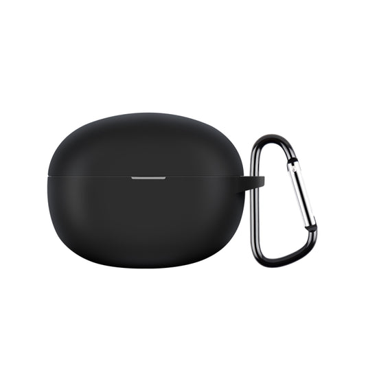 For Realme Buds Air 5 Wireless Earphone Shockproof Silicone Case with Hook(Black) - Other Earphone Case by buy2fix | Online Shopping UK | buy2fix