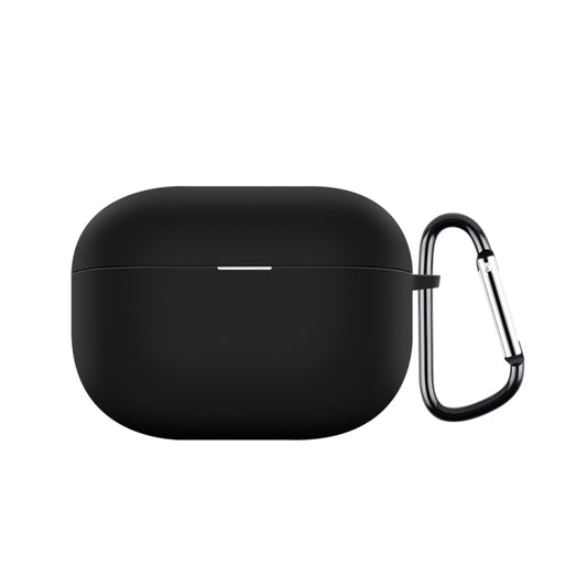 For Realme Buds T300 Wireless Earphone Shockproof Silicone Case with Hook(Black) - Other Earphone Case by buy2fix | Online Shopping UK | buy2fix