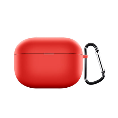 For Realme Buds T300 Wireless Earphone Shockproof Silicone Case with Hook(Red) - Other Earphone Case by buy2fix | Online Shopping UK | buy2fix